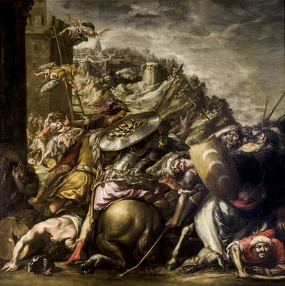 De nederlaag van de Saracenen door Juan de Valdés Leal  